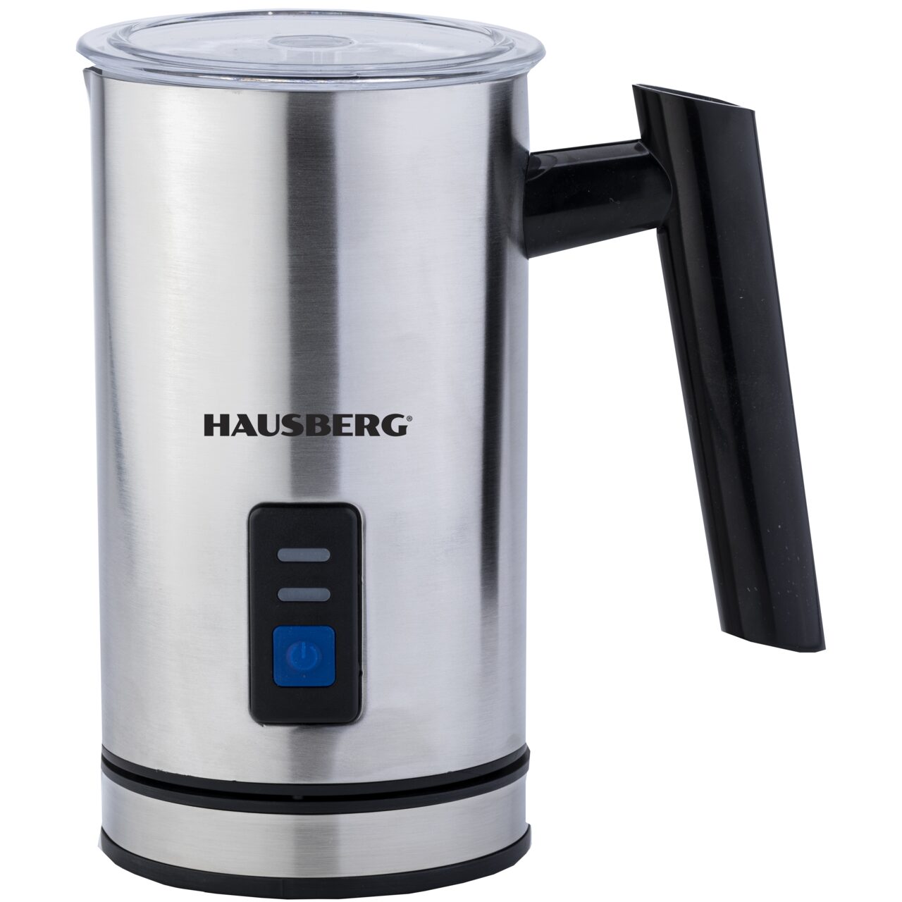 Aparat de spumare si incalzire lapte HAUSBERG HB7678, 500-600 W, 0.30 l, argintiu Imagine principală a produsului