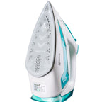 Fier de calcat Hausberg HB-7898AB, talpa ceramica, jet de abur 18g/min, Functie spray 2000-2300W, Alb/Albastru