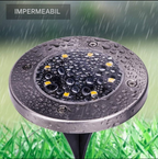 Lămpi Solare LED pentru Grădină – Set 4 Bucăți, RGB, IP65, Încărcare Solară