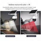 Cameră Supraveghere Solară 4G cu Cartelă SIM – 3MP Full HD, Exterior/Interior, Vedere Nocturnă Color