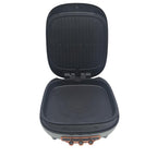 Aparat electric pentru pizza si grill HAUSBERG HB-3565, 1400-1700W, Placa deincalzire cu doua laturi, Termostat, Bachelina