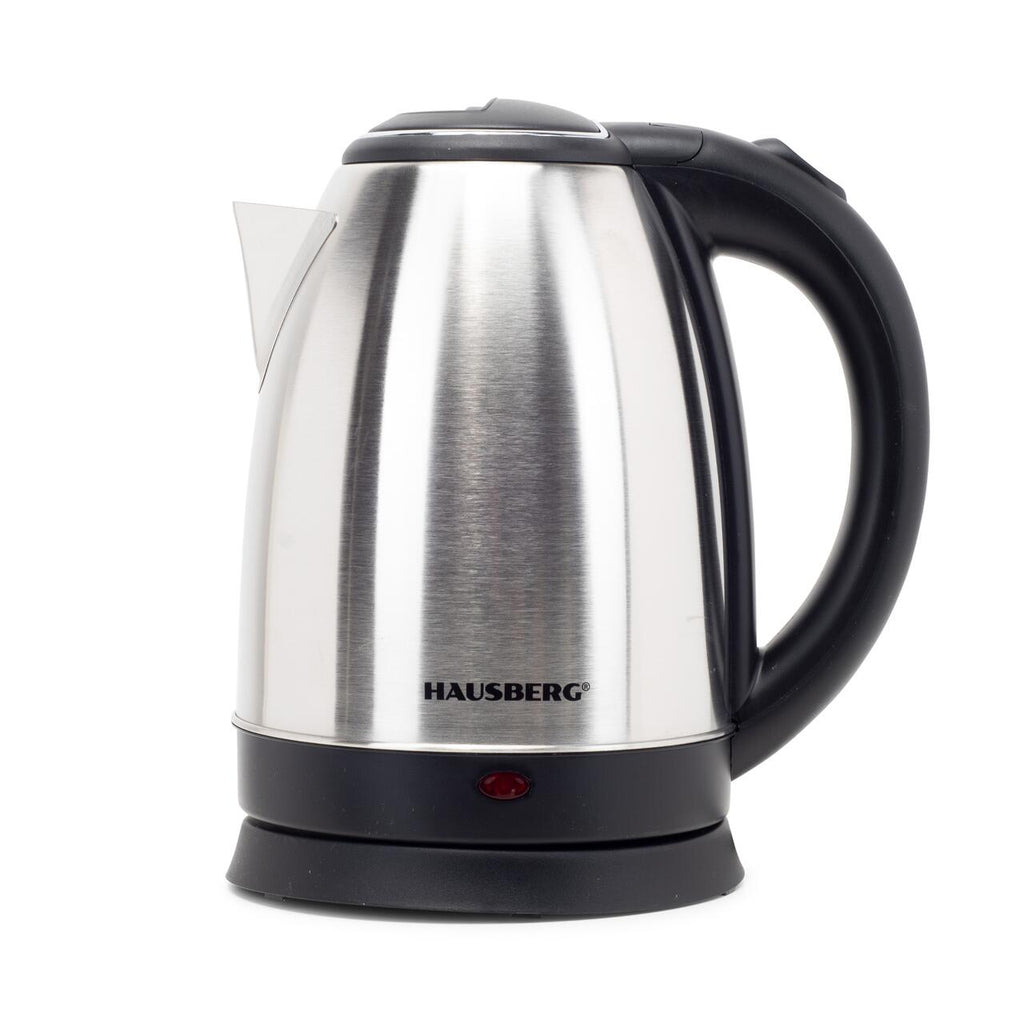Cana fierbator inox Hausberg HB-3615, 1500 W, 1.8 L, suport rotativ, sistem de protectie