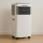 Aparat aer conditionat portabil Hausberg HB-5960AB, 9000 BTU, 1920W, 300 m3/h, LCD, alb