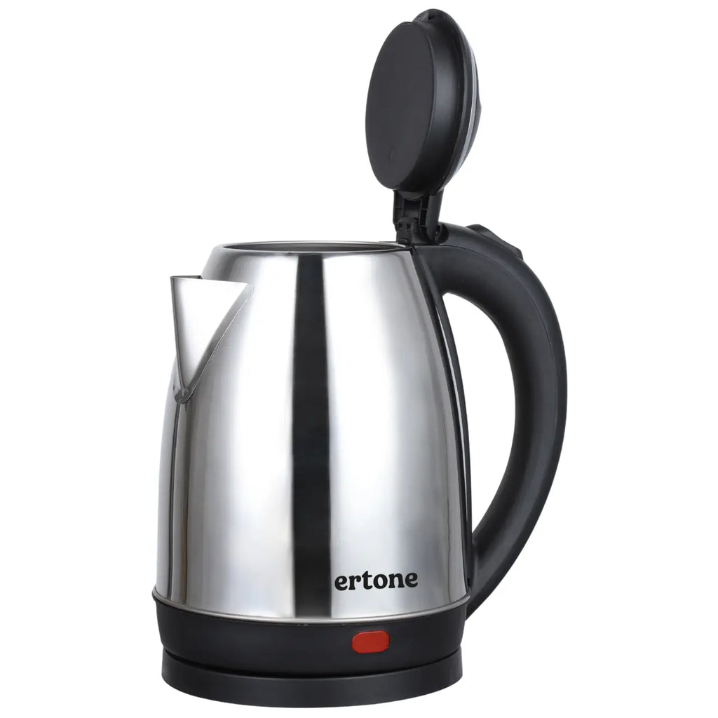 Cana electrica din inox ERTONE ERT945IN, 1.8L, 1500W, oprire automata, baza 360°