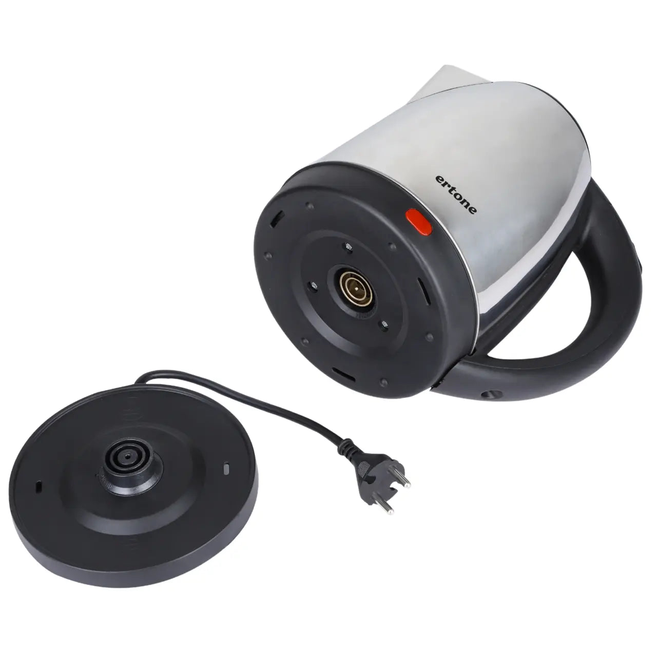 Cana electrica din inox ERTONE ERT945IN, 1.8L, 1500W, oprire automata, baza 360°