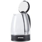 Cana electrica din sticla ERTONE ERT946, 1.8L, 1500W, iluminare LED, oprire automata