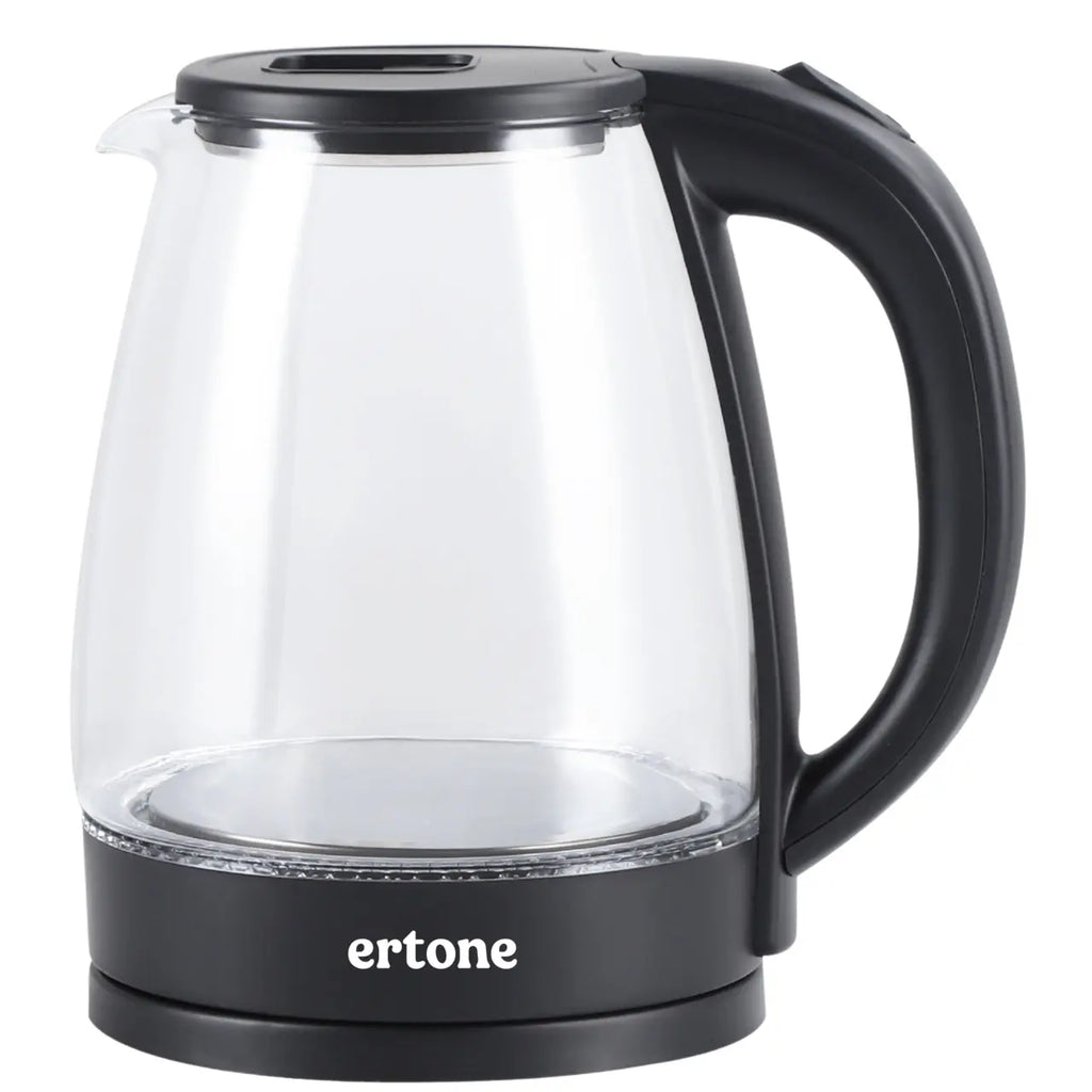 Cana electrica din sticla ERTONE ERT946, 1.8L, 1500W, iluminare LED, oprire automata