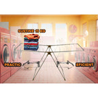 Uscator de rufe pliabil Amigo ERTONE G92U, sustine 15KG, inaltime 92cm, dimensiune 58x101cm, cadru metalic