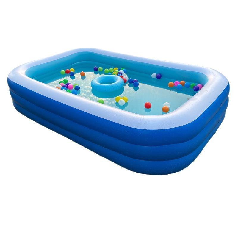 Piscină Gonflabilă 200x120x40 cm – Ideală pentru Copii și Familie Imagine principală a produsului