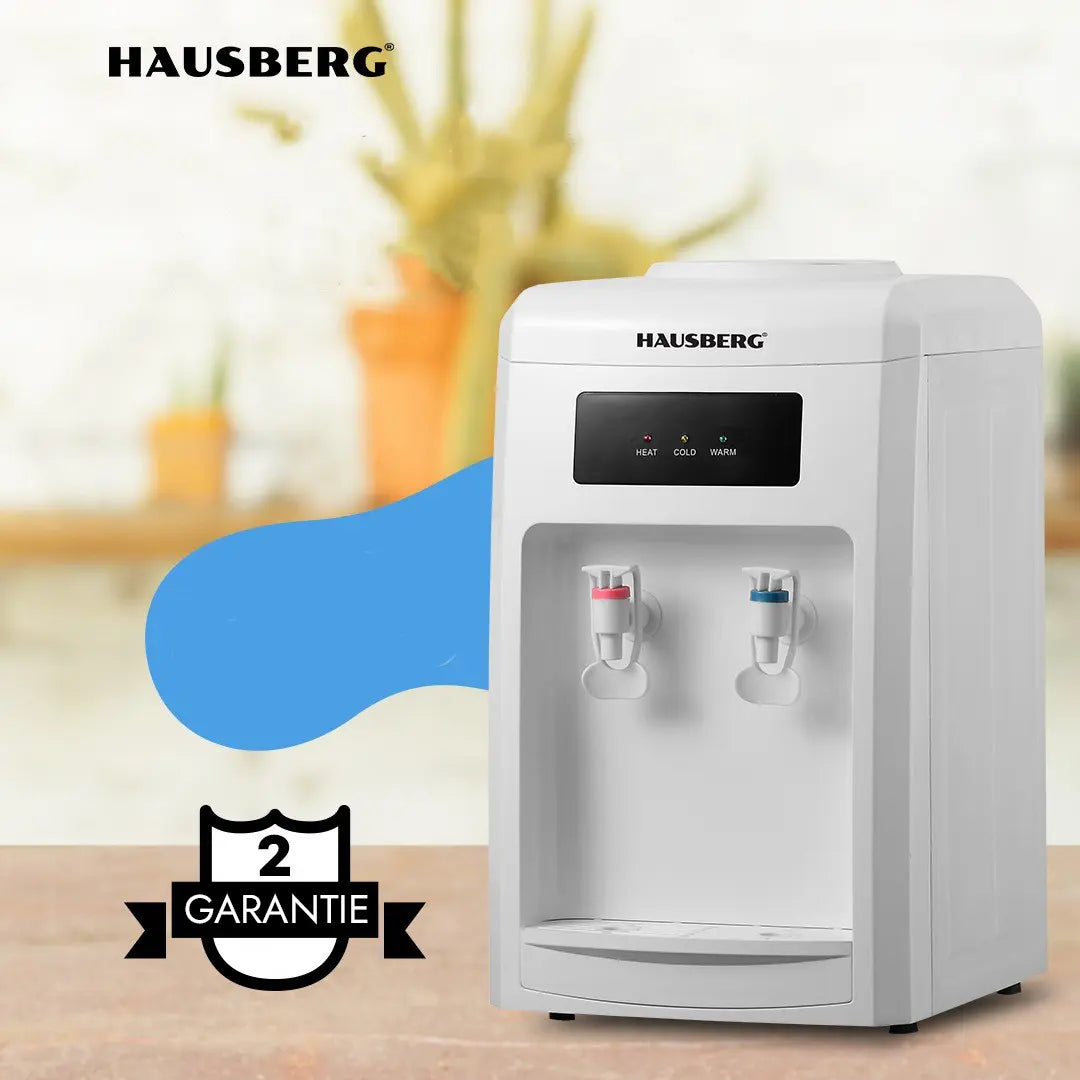 Dozator apa Hausberg HB-6026AB, putere incalzire 550 W, putere racire 80 W, indicatoare LED pentru apa calda si rece, termostat automat, Alb Imagine secundară a produsului