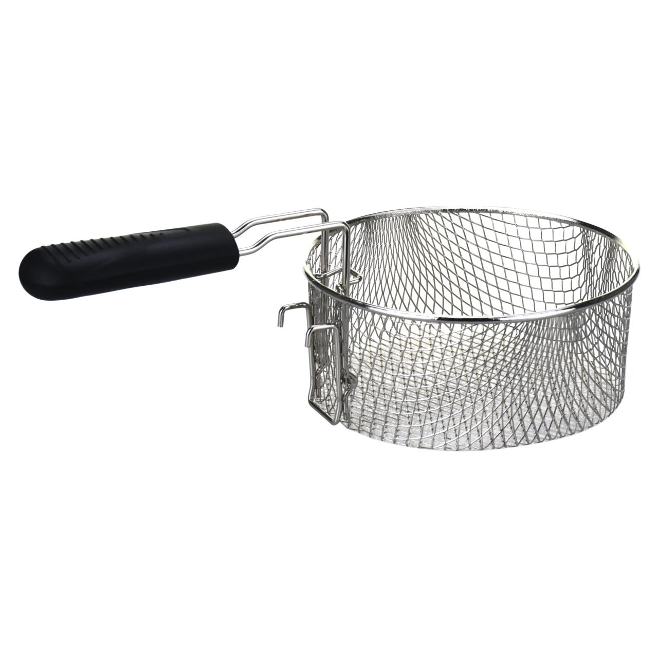 Friteuza HAUSBERG HB-1331NG, 1450 W, 2.5 litri, termostat reglabil 0 - 190 grade C, filtru detasabil din otel inoxidabil, cos cu ulei, protectie supraincalzire, picioare antiderapante, Negru Imagine secundară a produsului