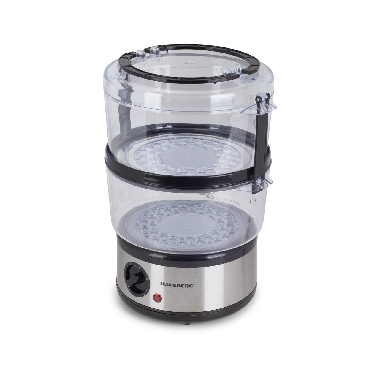 Aparat gatit cu aburi Hausberg HB-1350, 4.8L, 400W