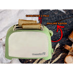 Prajitor paine 2 felii Hausberg, HB-190VR, 750W, declansare automata, Verde