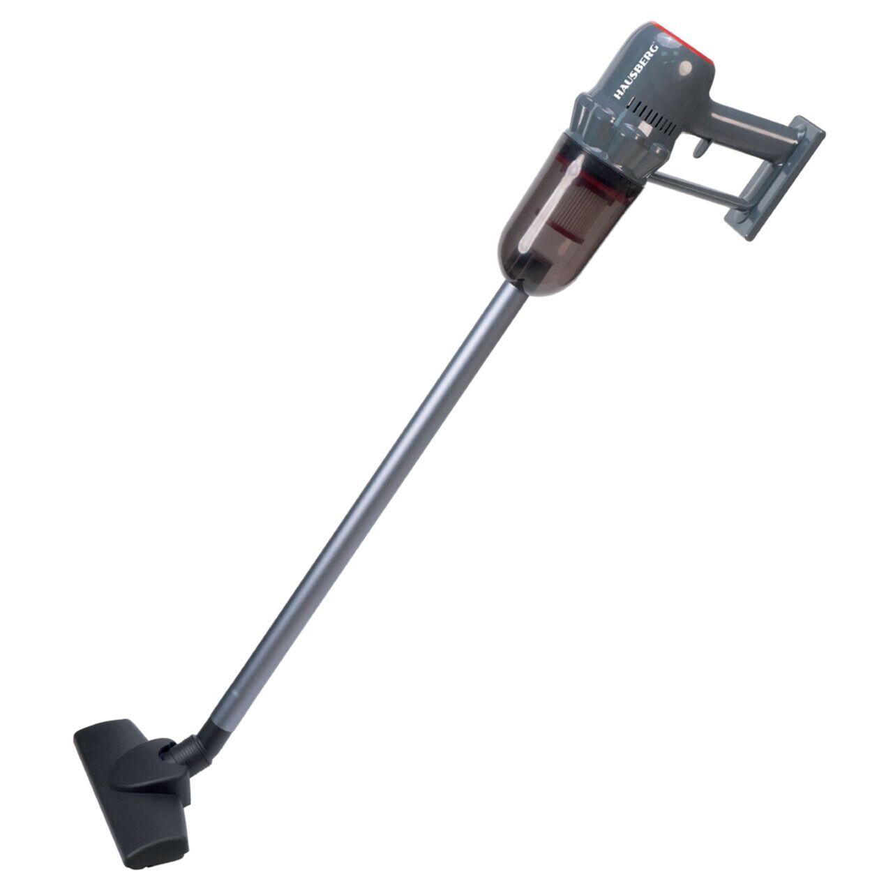 Aspirator vertical 2 in 1 HAUSBERG HB-2024GR, fara sac, aspirare uscata, 2 niveluri de viteza, motor turbo, 0.7 L, 600-800W, Gri Imagine secundară a produsului