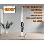 Aspirator vertical 2 in 1 HAUSBERG HB-2029AB, 2 viteze, acumulator 2000 mAh, 0.46 litri, 150 W