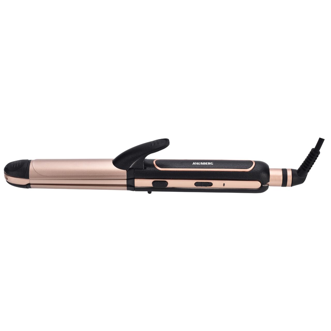 Aparat Coafat 3in1 HAUSBERG HB-208NG, Indreptare + Ondulare + Styling, 180-200°C, Incalzire PTC, 45W