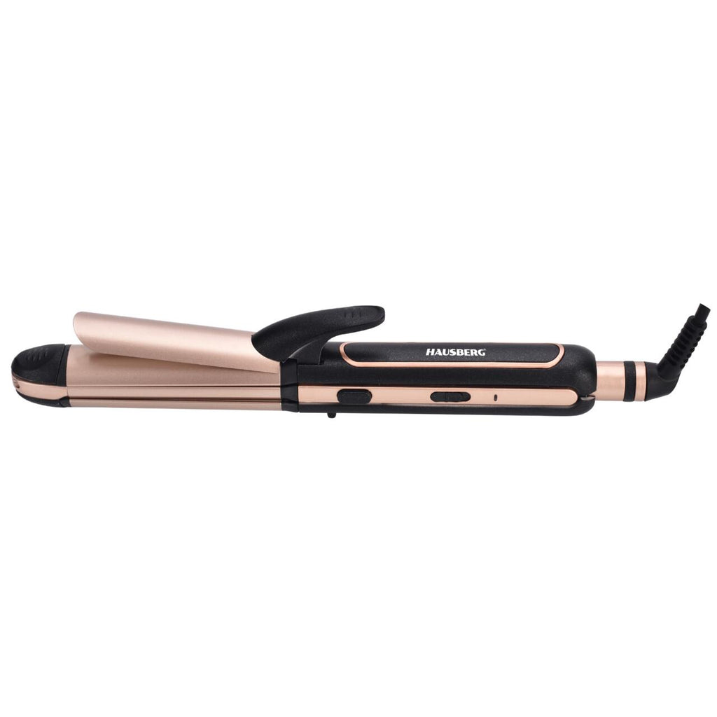 Aparat Coafat 3in1 HAUSBERG HB-208NG, Indreptare + Ondulare + Styling, 180-200°C, Incalzire PTC, 45W