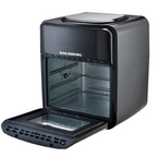 Friteuza fara ulei-Cuptor cu aer cald, Air Fryer HAUSBERG HB-2370, 12 programe, capacitate 12L, putere 1800-2000W, reglare temperatura 80-200°C