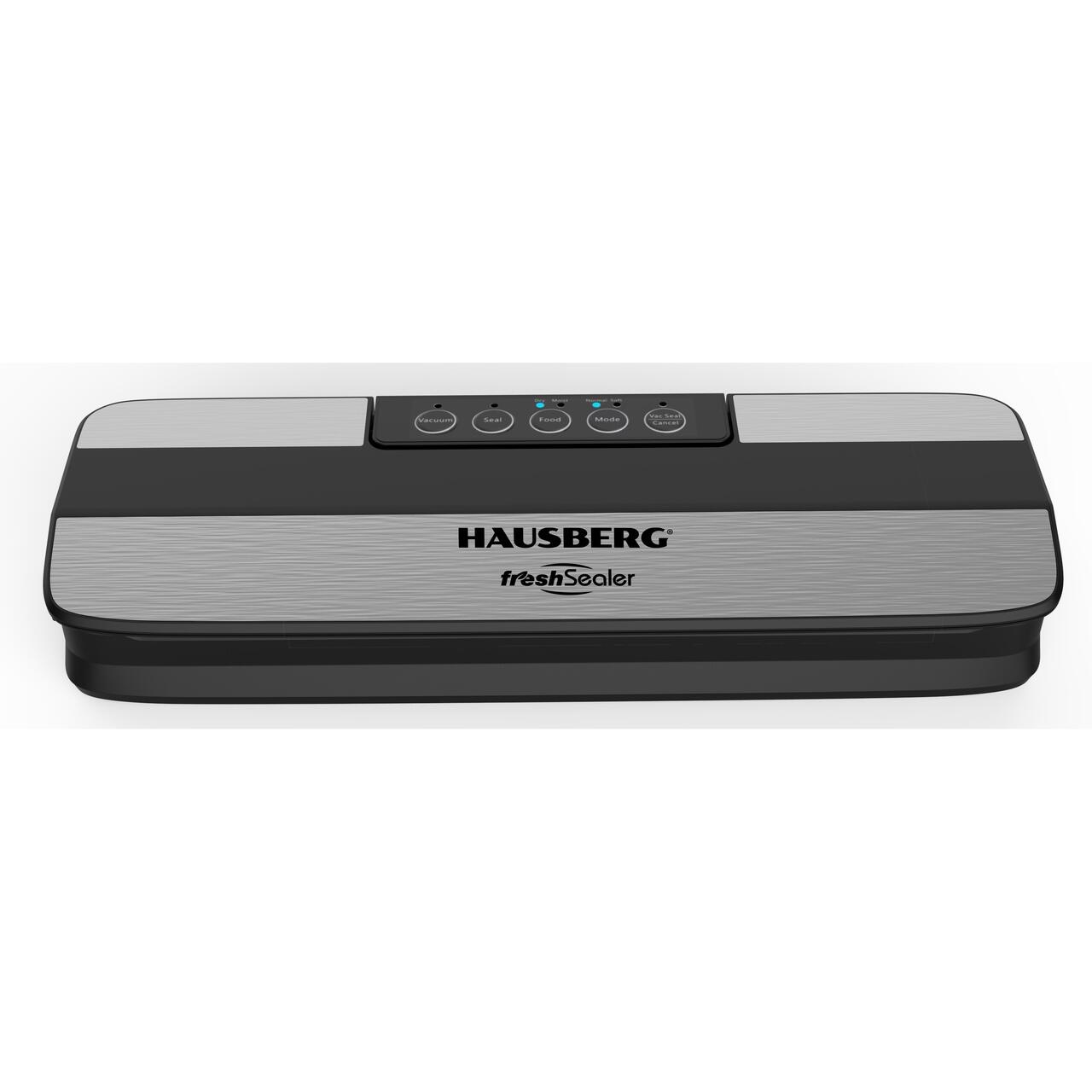 Aparat de vidat HAUSBERG HB-2645NG, 120W, 5 Butoane, Latime maxima 30cm, Capacitate 3,5-4L/min, Negru-Argintiu Imagine secundară a produsului