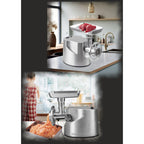 Masina tocat Hausberg HB-3445, 3200W, 2Kg/min, Impingator legume, Carcasa aluminiu, Motor cupru