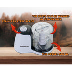 Tocator electric Hausberg HB-4504A, putere 80W, Motor cupru, Alb