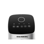 Ventilator turn digital Hausberg HB-5953AB, 55W, 41 inch, 3 viteze, 3 moduri, temporizator 24h, LED, oscilatie, telecomanda, difuzor parfum, alb