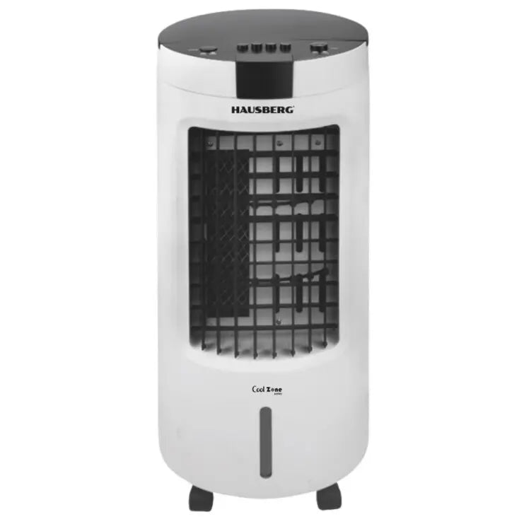 Racitor de aer portabil Hausberg HB-5962AB, 65–80W, rezervor 7.8L, 3 viteze, oscilatie 60°, pachet gheata inclus, alb Imagine secundară a produsului