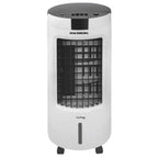 Racitor de aer portabil Hausberg HB-5962AB, 65–80W, rezervor 7.8L, 3 viteze, oscilatie 60°, pachet gheata inclus, alb
