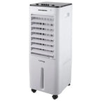 Racitor de aer portabil Hausberg HB-5963AB, 55–80W, rezervor 12L, 3 viteze, functie Turbo, oscilatie 60°, control mecanic, alb