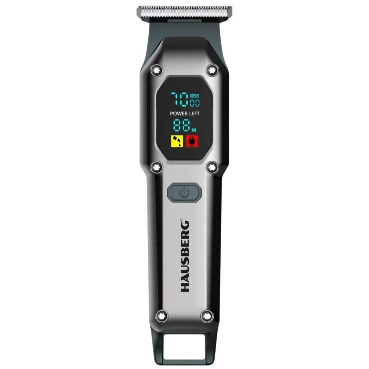 Masina de tuns reincarcabila Hausberg HB-59GR Digitala 600mAh USB Type-C