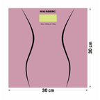 Cantar corporal HAUSBERG HB-6003RZ, 180kg, baterie cu litiu 3v, 30x30cm, Roz