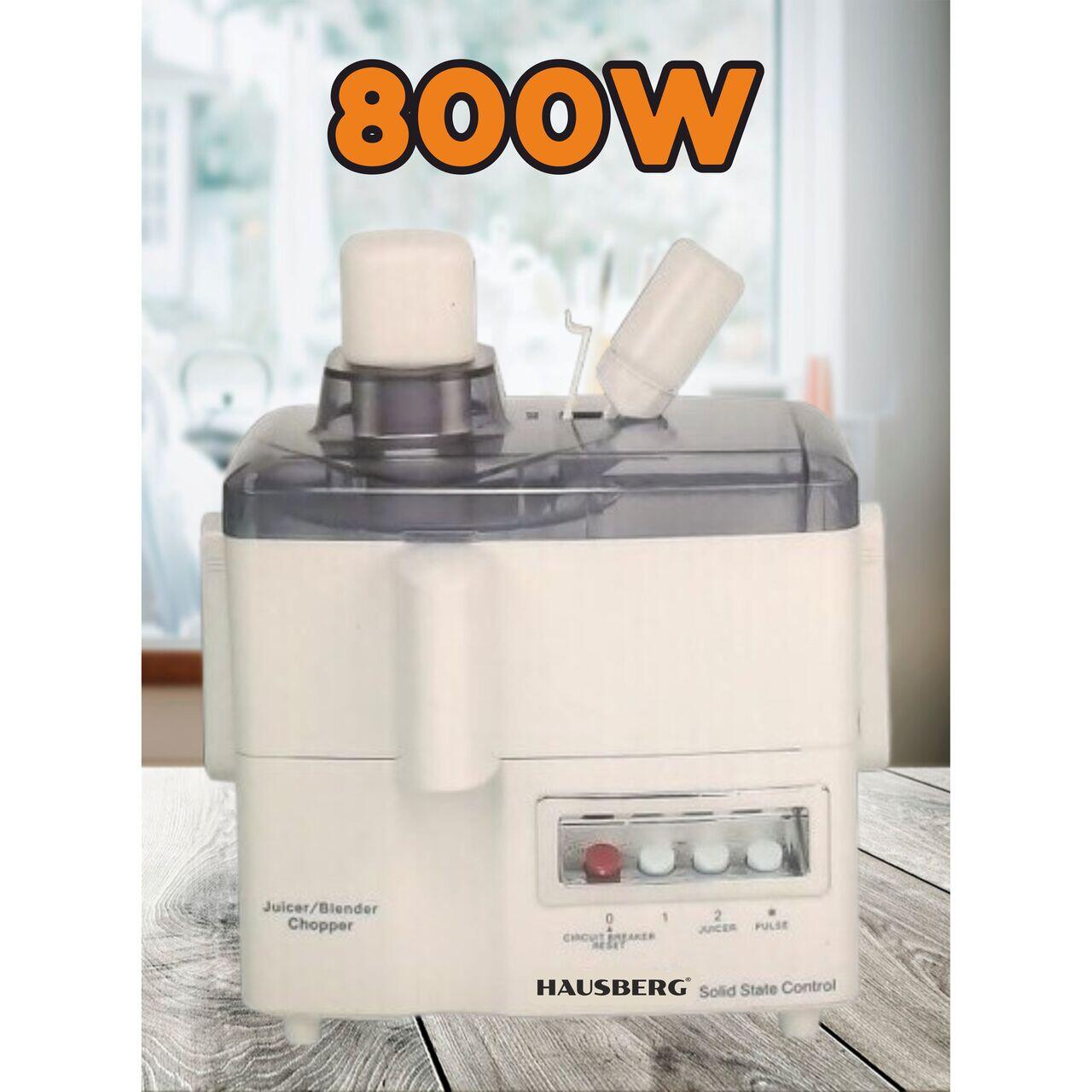 Robot De Bucatarie Multifunctional Hausberg HB-7520, 800W, 3 Viteze Imagine secundară a produsului