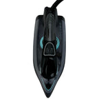 Fier de calcat cu ecran LED HAUSBERG HB-7825NG, talpa din titan, 3000 W, 11 niveluri temperatura, 350 ml, negru