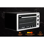 Cuptor Electric Hausberg HB-8000P capacitate 48 Litri, putere 1800W, Temperatura maxima 230 grade, timer prevazut cu alarma sonora