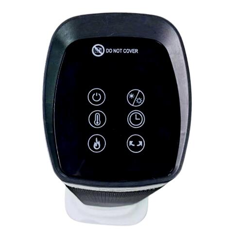 Semineu Electric Digital HAUSBERG HB-8219AB, 2000 W, Efect de Flacără 3D, Încălzire Ceramică PTC, Telecomandă, Afișaj LED, Negru