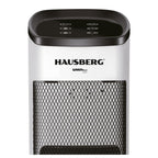 Semineu Electric Digital HAUSBERG HB-8219AB, 2000 W, Efect de Flacără 3D, Încălzire Ceramică PTC, Telecomandă, Afișaj LED, Negru