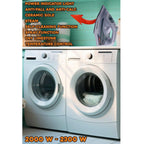 Fier de calcat cu talpa din ceramica HAUSBERG HB-HB7812VR, 2000-2300 W, 400 ml, Alb-Verde