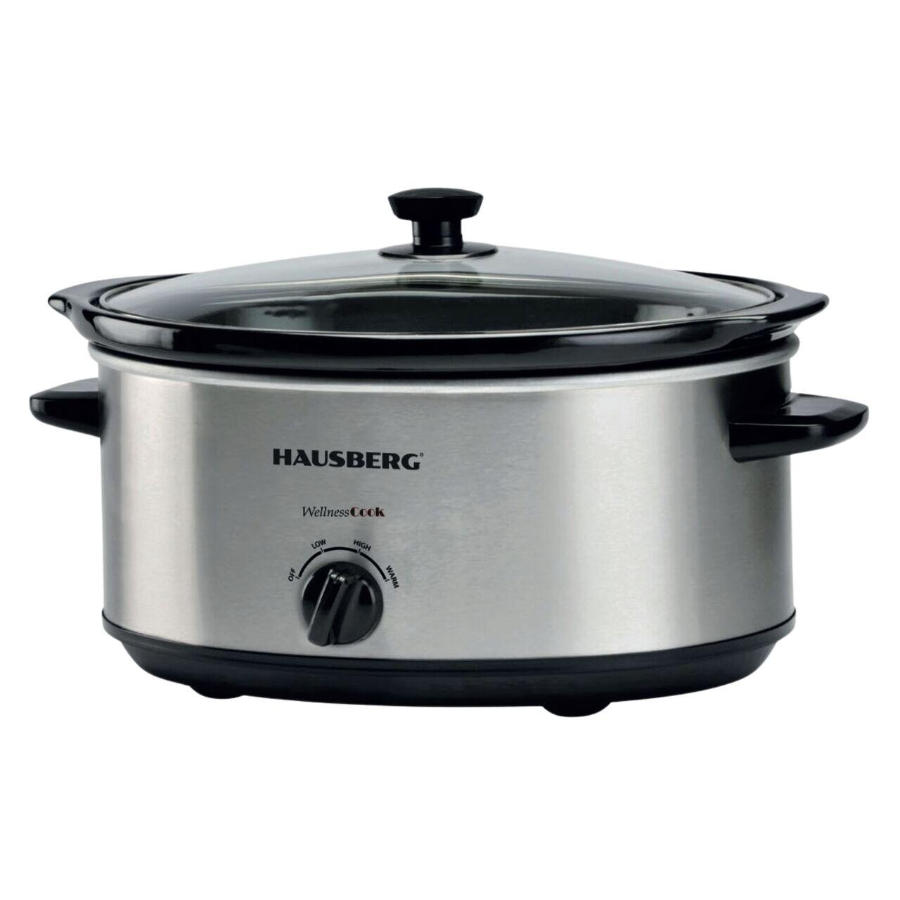 Oala electrica Hausberg HB-1301, Capac sticla termorezistenta ,Putere 200W, Capacitate 6.5L Imagine secundară a produsului