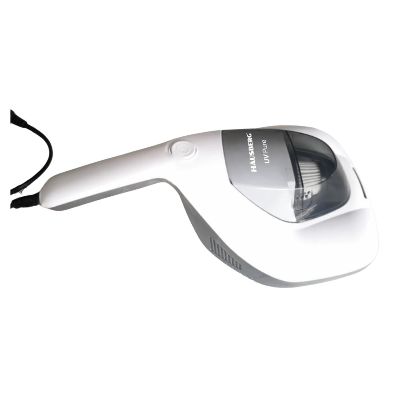 Aspirator de mana cu UV si filtru HEPA HAUSBERG HB-2023AB, 500W, anti-acarieni, Alb Imagine secundară a produsului