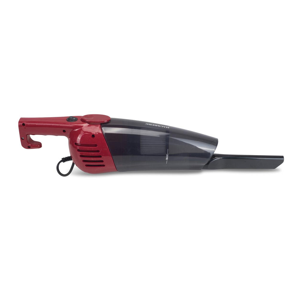 Aspirator vertical 2 in 1 HAUSBERG HB-2025RS, fara sac, aspirare uscata, filtru Hepa, 0.5 L, 600W, Rosu