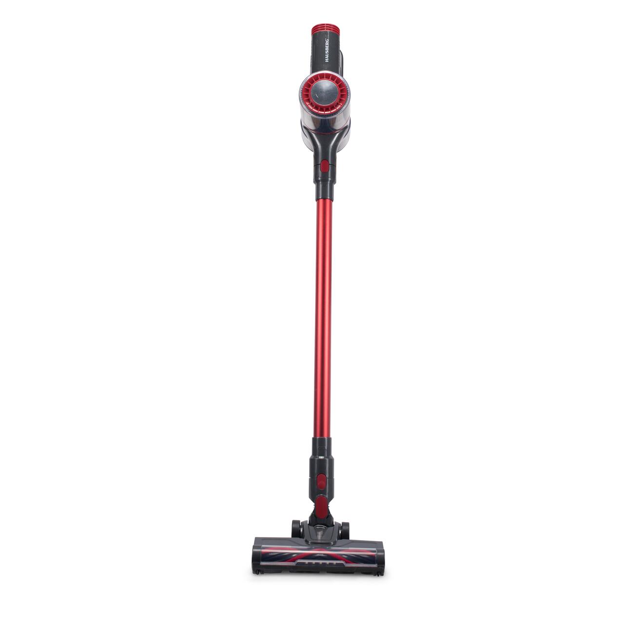 Aspirator vertical 2in1 HAUSBERG HB-2033GR, 900W, 0.7L, Rosu-Gri