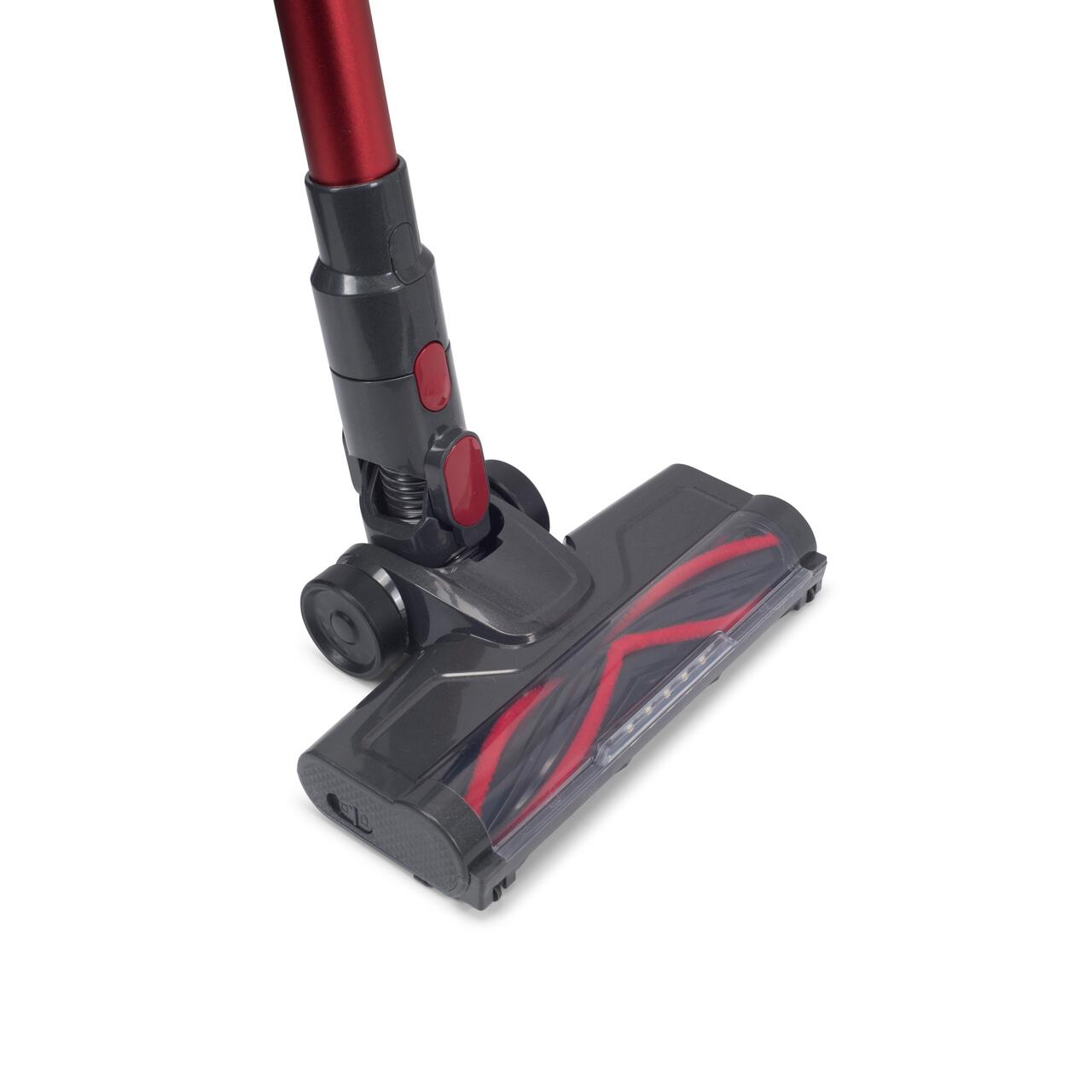 Aspirator vertical 2in1 HAUSBERG HB-2033GR, 900W, 0.7L, Rosu-Gri Imagine secundară a produsului