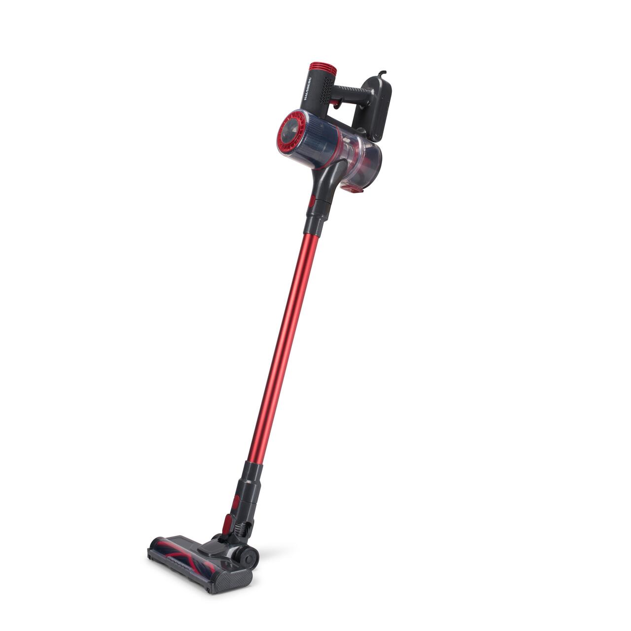 Aspirator vertical 2in1 HAUSBERG HB-2033GR, 900W, 0.7L, Rosu-Gri