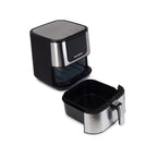Friteuza Air Fryer Hausberg HB-2365, 1600-1800 W, 5.2 L, Timer, protectie supra-incalzire, maner rece, Display LCD