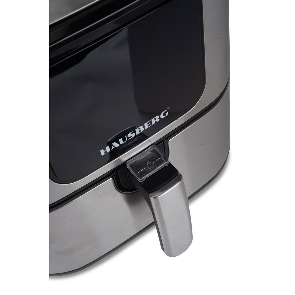 Friteuza Air Fryer Hausberg HB-2365, 1600-1800 W, 5.2 L, Timer, protectie supra-incalzire, maner rece, Display LCD