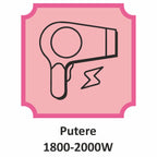 Uscator de par HAUSBERG HB-262GR, 2000W, 2 viteze, 4 trepte de incalzire, gri