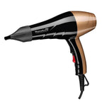 Uscator de par Hausberg HB-26GO, Putere 2000W, 2 trepte de viteza, Negru-Gold