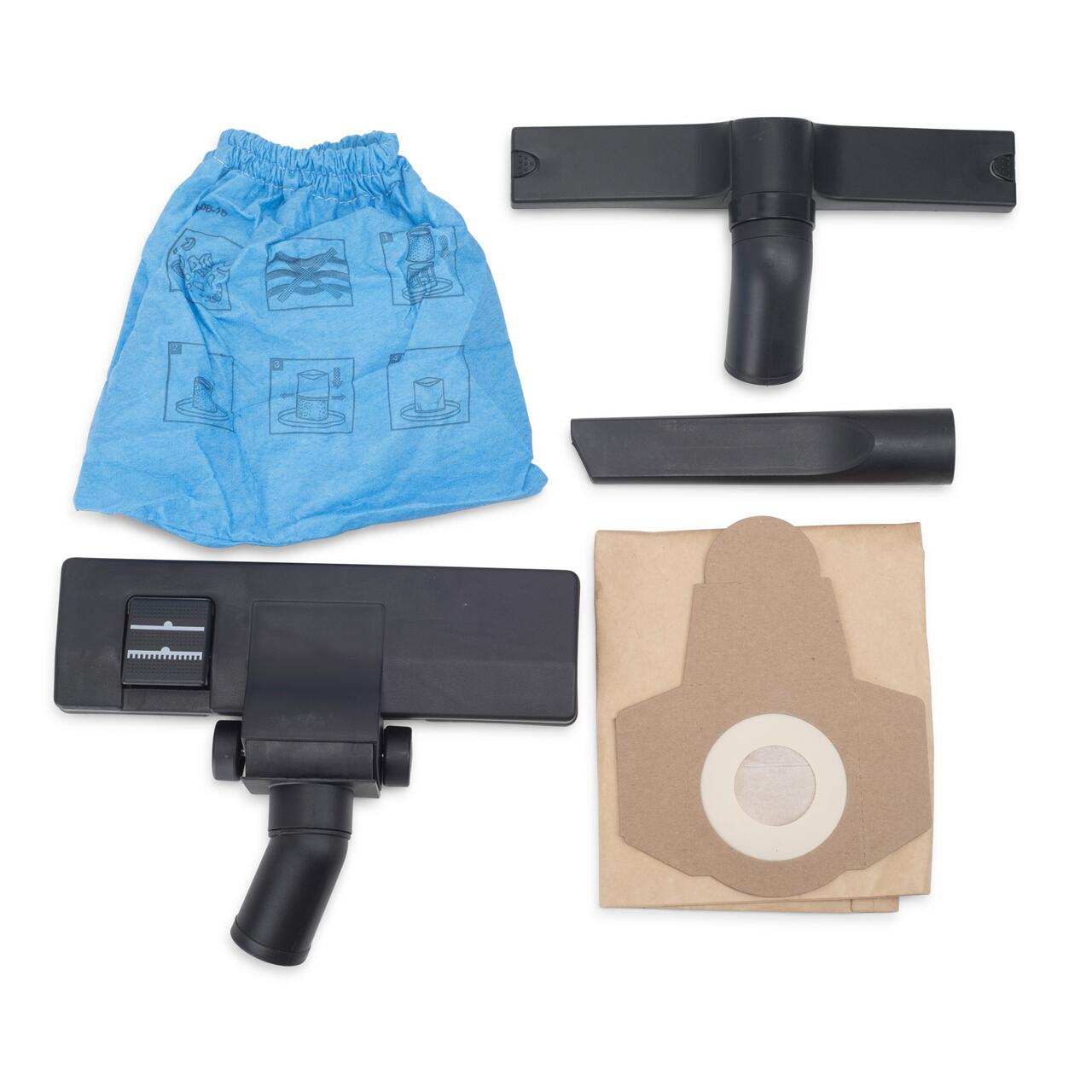Aspirator cu sac HAUSBERG HB-2837IN, aspirare umeda si uscata, functie suflare, 20 litri, 2000 W