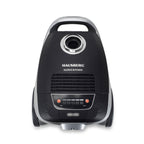 Aspirator Profesional cu sac Hausberg HB-2875NG, 2400 W, Nivel de zgomot 70dB, Capacitate 4L, Filtru De Aer Hepa Cu 5 Nivele, Lungime Cablu 5 M, Display Led, Furtun Rezistent, Negru/argintiu