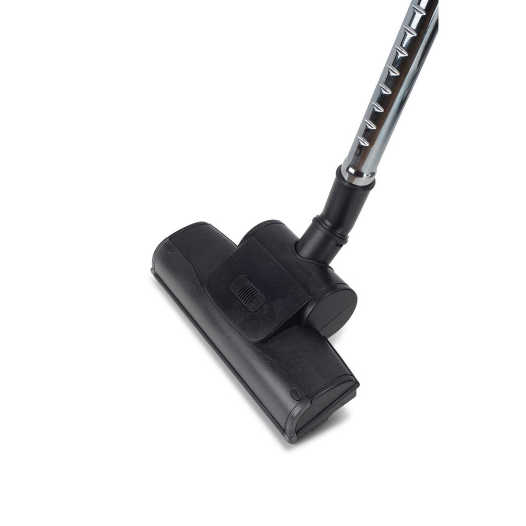 Aspirator Profesional cu sac Hausberg HB-2875NG, 2400 W, Nivel de zgomot 70dB, Capacitate 4L, Filtru De Aer Hepa Cu 5 Nivele, Lungime Cablu 5 M, Display Led, Furtun Rezistent, Negru/argintiu